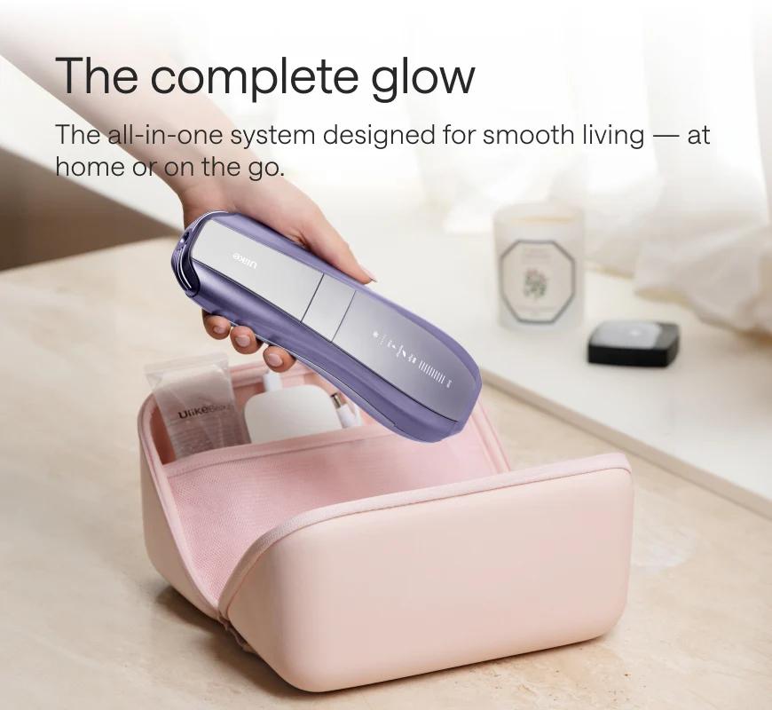 Ulike Air 10 Deluxe IPL Device Laser Hair Removal with Ice-Cooling Contact Dual Lights Skin Sensor & SHR Mode for Comfortable Effective Results - Epilator