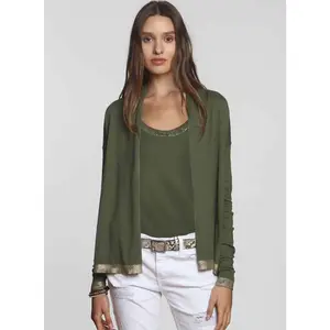 Goldie Cardigan - OD Green