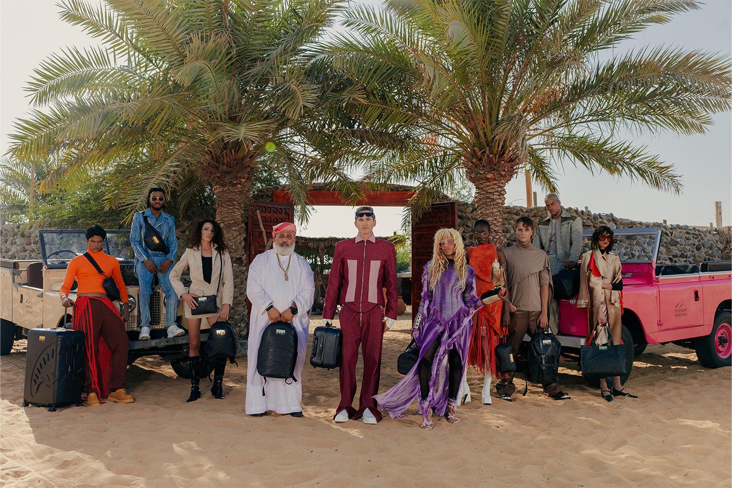 GOLD BRICK DRIP CARRY-ON LUGGAGE