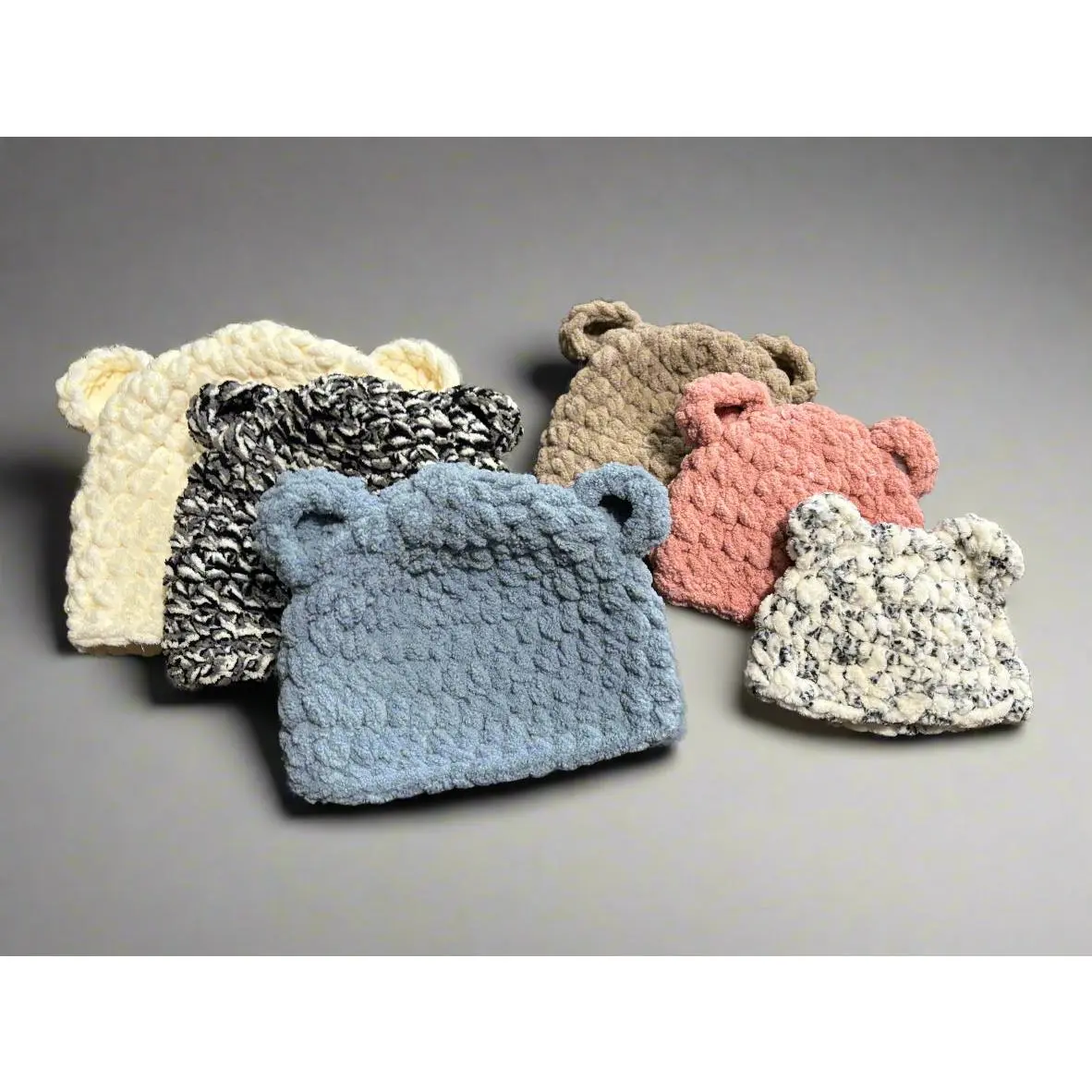 Crochet Baby Bear Hats