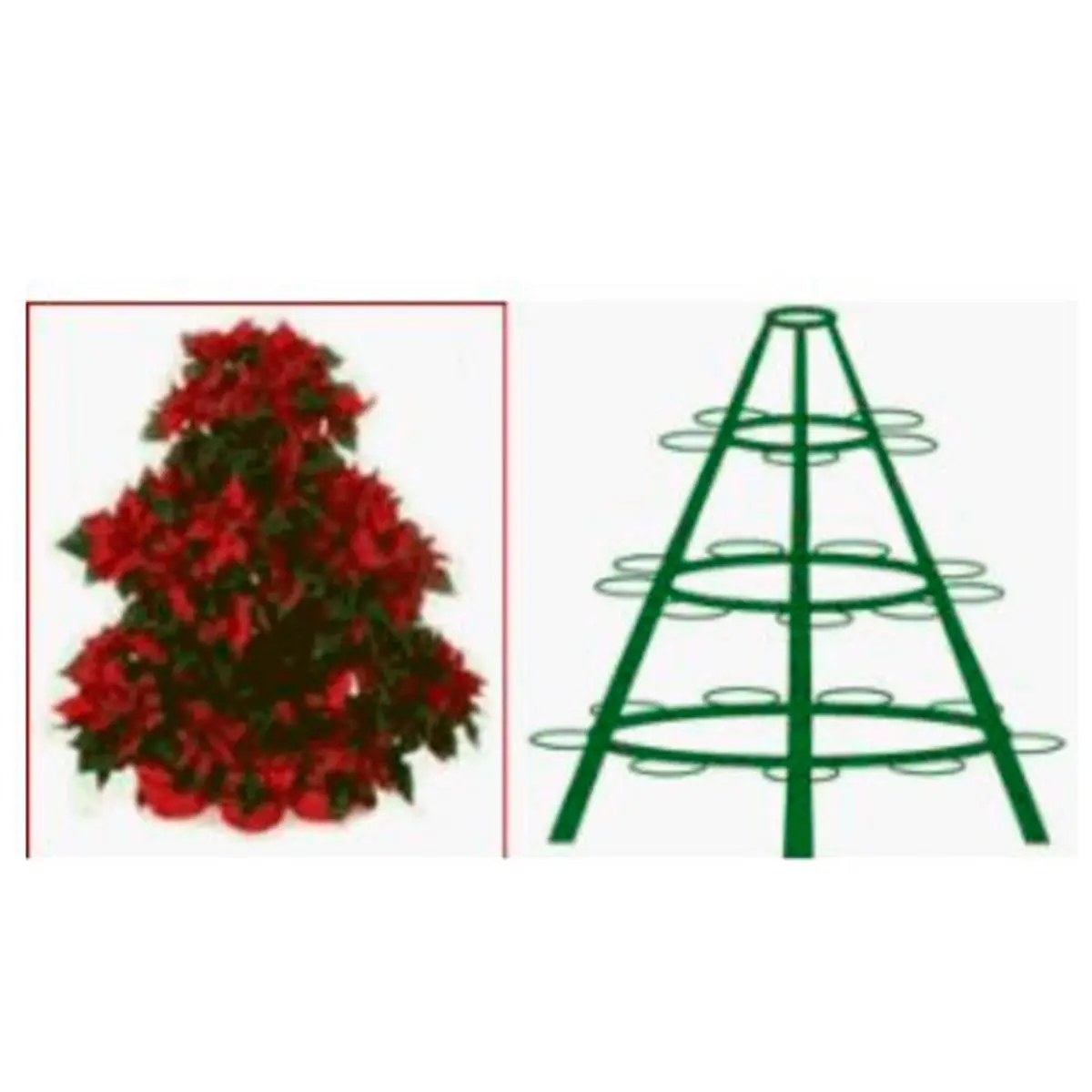 212 MAIN Steel Floral Display Rack - 3.5 ft Full Round Organiser with 25-6" Moveable Rings, Adjustable Shelf, Powder Coat for Home Supplies, Garden Use, Tree