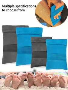 Summer Beach Essentials - Sandproof Beach Bag, Two Size Options, Camping Tools, Soft and Fine, Good Sand Removal, Reusable, Includes Beach Brush and De-Sander