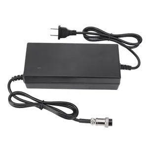 3A Plastic Portable Universal Battery Charger, Electric Scooter & E‑Bike Charger, Compatible with 60V Electric Skateboards/Scooters, US Standard 100–240V