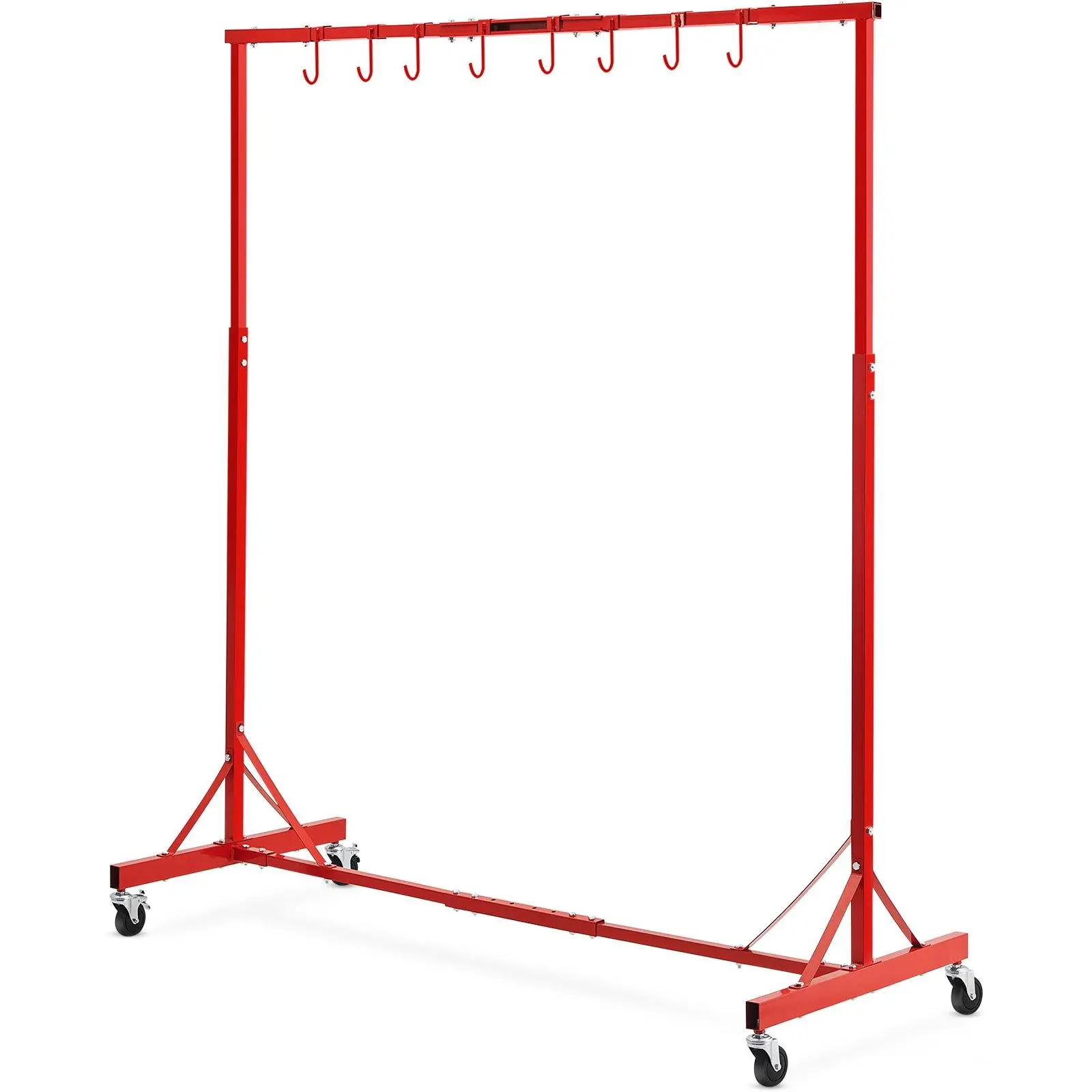 【summerfinds】Newly Upgraded！VEVOR Painting Rack Adjustable Paint Hanger 8 Hooks Auto Body Painting Stand