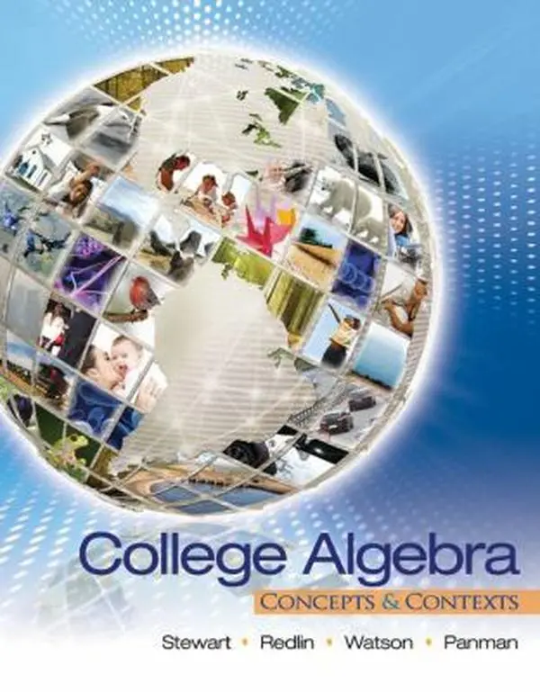 Used Hardcover Math Learning Book - College Algebra: Concepts and Contexts by James Stewart, Cengage Learning, 3.56 lb, English Language for Students, Emphasizes Verbal, Numerical, Graphical, Symbolic Representations (Learning Books Category)