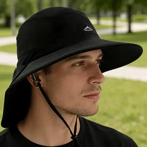 Sun Hat with Neck Protection, Unisex Hiking Hat for Men and Women. A Versatile Sun Hat Suitable for Outdoor Camping, Mountain Climbing, and Fishing. Ideal as a Valentine's Day Gift, Birthday Gift, or Gift for Family, Friends, and Colleagues. Also