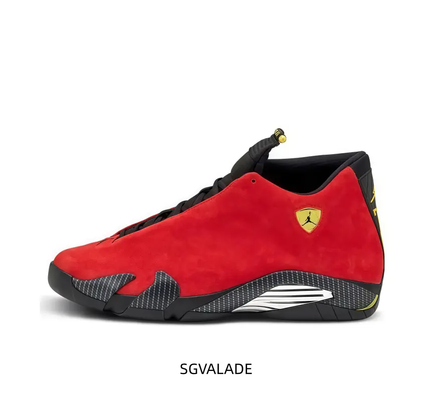 Men Women Red Black Suede Retro Low‑Top Basketball Sneakers Textured Upper Carbon Fiber Details Cushion Midsole Street Fashion Daily Footwear