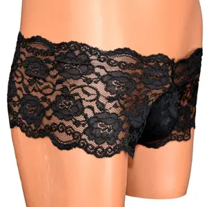 Black Lace Pouch Panty – Sissy & Femboy Lingerie with Feminine Fit for Crossdressers Trans Women & Gender-Nonconforming Individuals