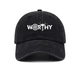 Vintage WORTHY From The Strongest Avenger Printed Wash Hat, Washed Baseball Cap streetwear , Gift For Him Her, Funny Movie Hat