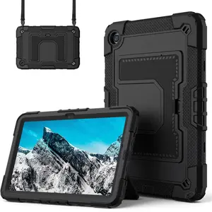 SPALLO Case for Samsung Galaxy Tab A11 Plus/A9 Plus 11 Inch 2025/2023 , Kids Friendly Tablect S9/S9FE/S10FE/S10 Lite 10.9" & A11/A9 8.7" 2023 Protective Cover with Shoulder Strap, Portable Heavy Duty Shockproof Cover, Tablet Casing