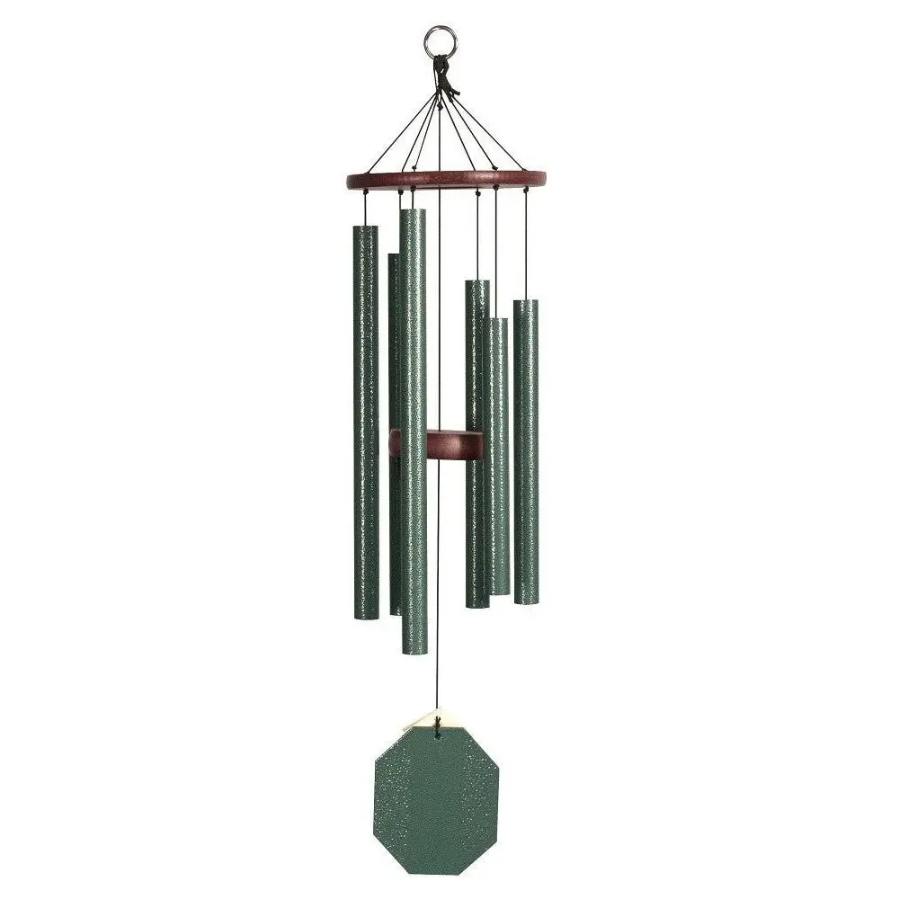 TINKER BELLE WIND CHIME ~ Malachite 28 inch Amish Handmade in USA