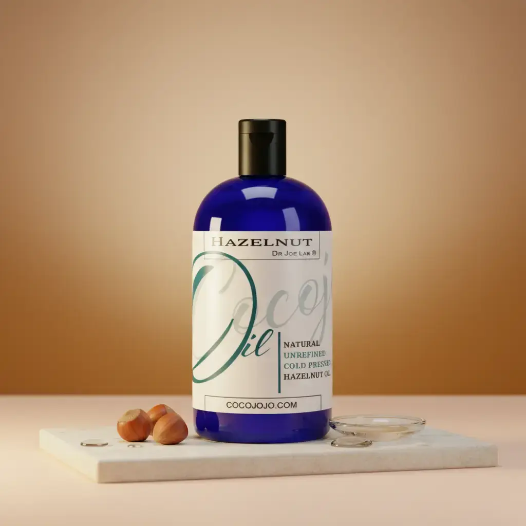 Hazel Pure Natural Hazelnut Oil 32oz 128oz for Hair Skin Body Nails & Beard Moisturizing Nourishing Cold Pressed Unrefined