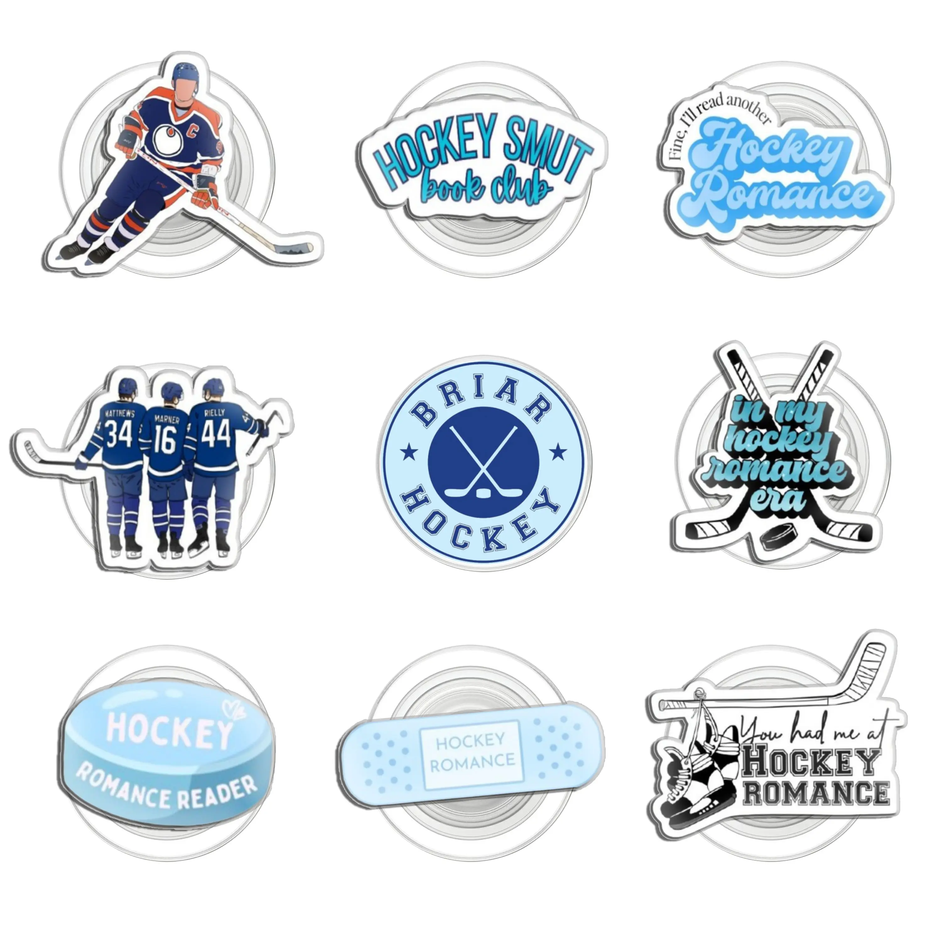 Hockey Romance Kindle Grip Hockey Smut Magnetic e-Reader Grips Magnetic Kindle Grip Book Lover Kindle Accessories Phone Holder PopSocket Phone Grip Magnetic Pop Socket