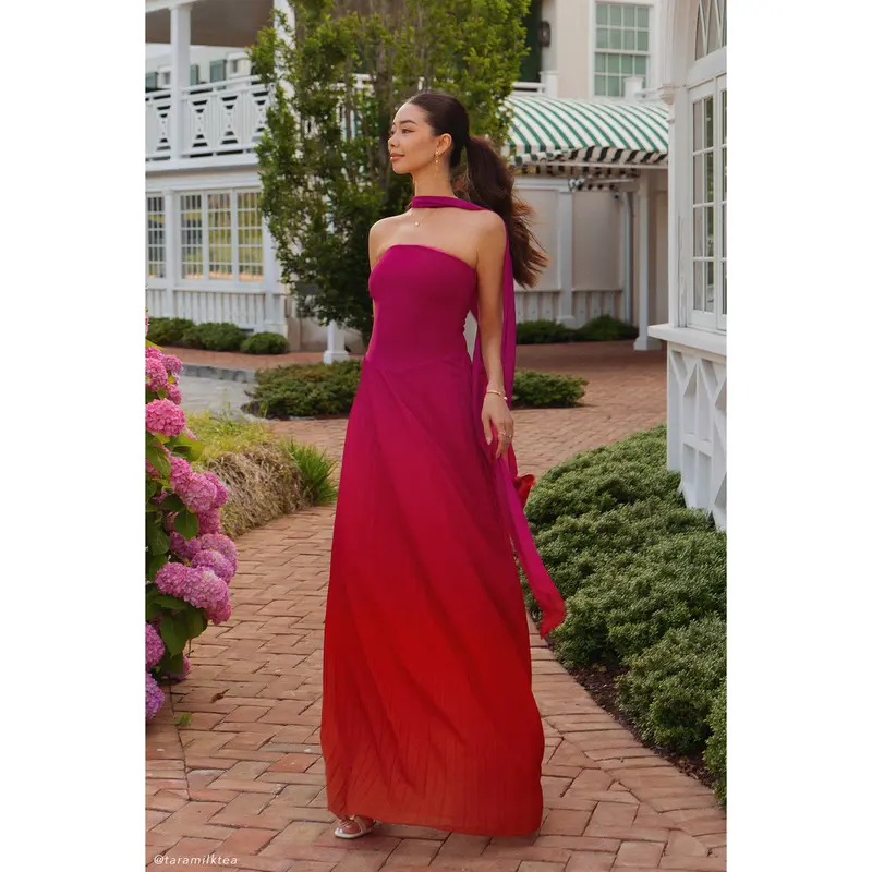 Vittoria chiffon dress - TikTok Shop