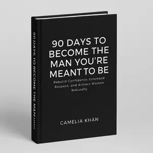 90 Days to Become the Man You're Meant to Be Daily Journal for Men - Rebuild Confidence Command Respect & Attract Women Naturally