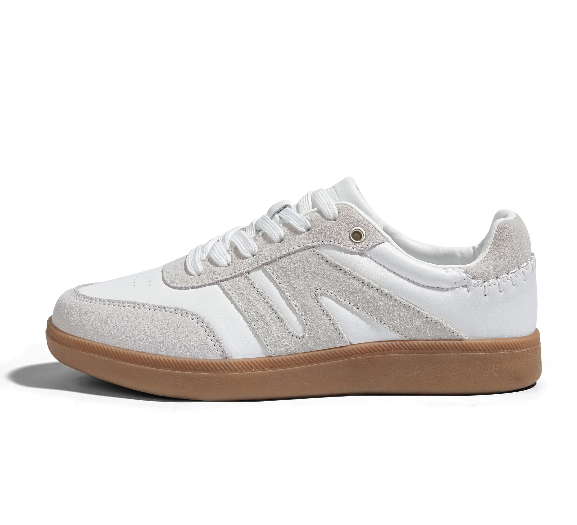 LUCKY STEP Women's Classic Retro Genuine Leather Sneakers - Women's Casual Walking Shoes with Anti-Slip Gum Sole, Breathable, Comfortable, Closed Toe, Ideal for Daily Wear & Training, Women's Sneakers,summerwins