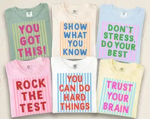 Custom Test Day Shirt, Matching State Testing Shirts, Teacher Team Comfort Colors Shirt, Funny Teacher Testing Day Tee, Testing Coordinator Shirt, Full Colors
