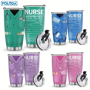 Foloda - Incredible Nurse Tumbler, Insulated Stainless Steel 20Oz with Lid, Nurse Coffee Mug - Travel Cups Gifts for Women, Moms, Friends, And Medical Staff for Christmas, Birthdays, Valentine'S Day