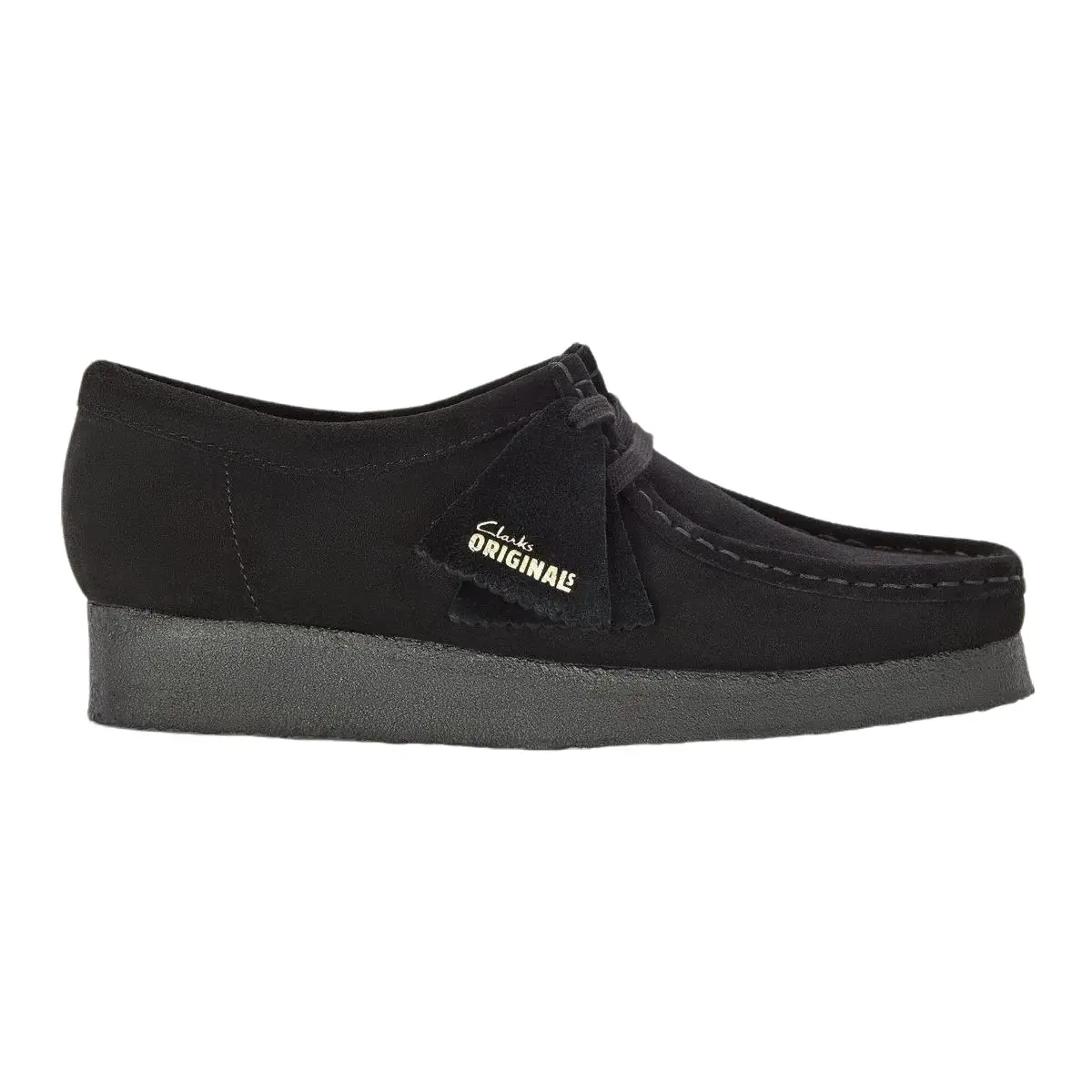Clarks Wallabee Low Black Suede Men's Fashion Shoes New