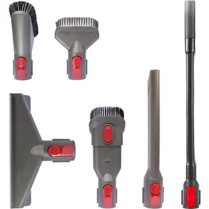 Replacement Vacuum Attachments for Dyson V7 V8 V10 V11 V15 Perfect for Dryer Vent, Car Detailing and Corners Cleaning - Household Cleaning Kit (Attachment and Flexible Crevice Tool)