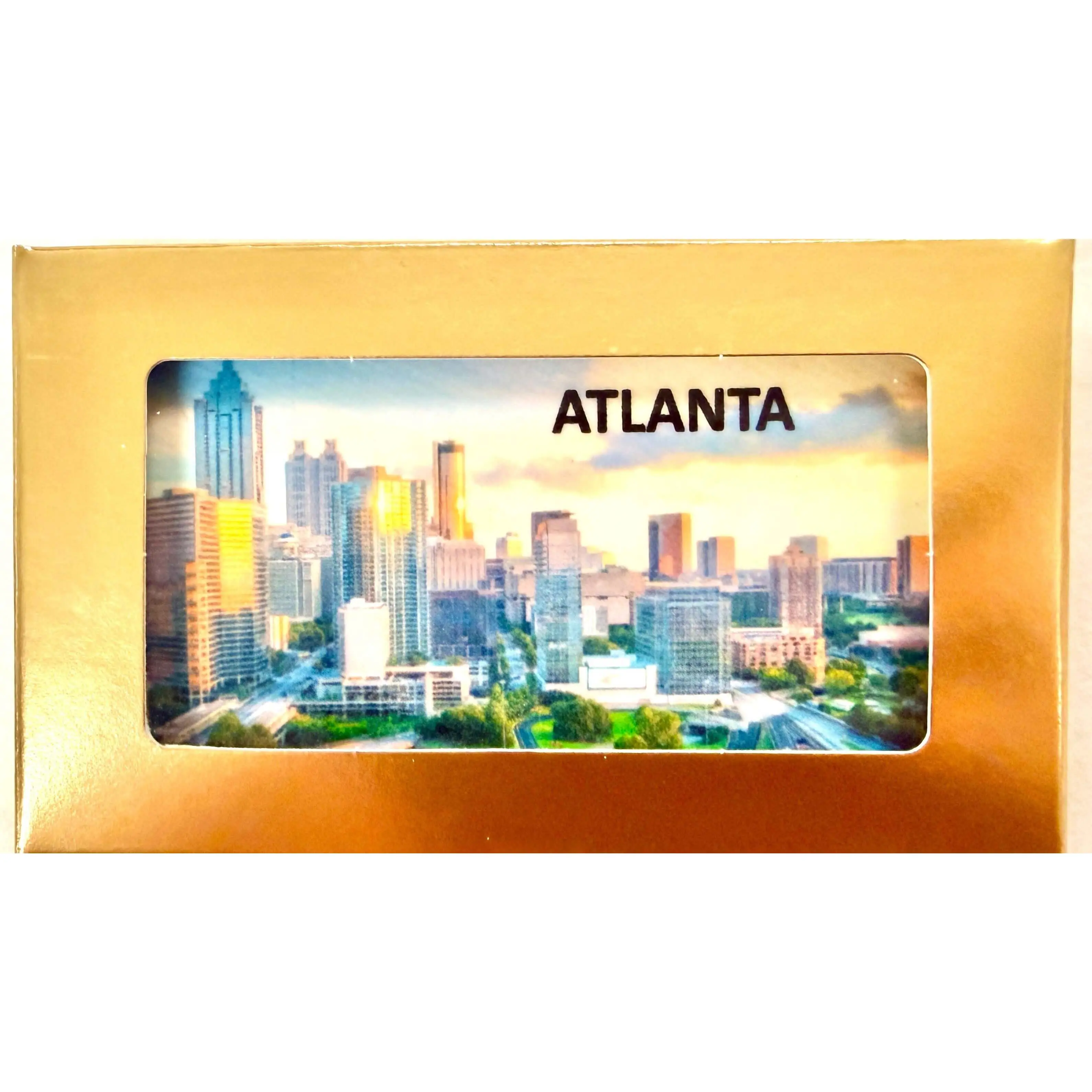 Atlanta Skyline Hand-Molded Small Chocolate Bar