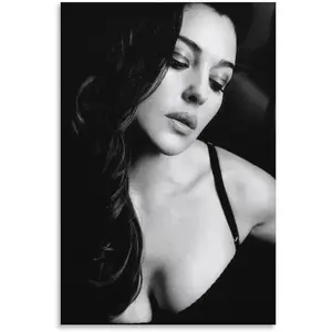 No Framed, Monica Bellucci Sexy Actress Retro Poster Art Poster