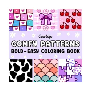 Cozy Girl Homebody Coloring Book – Cute & Easy Designs for Relaxation - Paperback