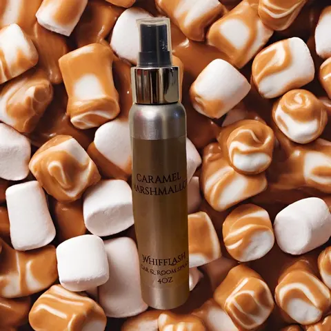 Caramel Marshmallow Vanilla Cream Puff Room Spray 4oz - Rich & Creamy Fragrance for a Cozy Atmosphere - Scented Fragrance for Home Use