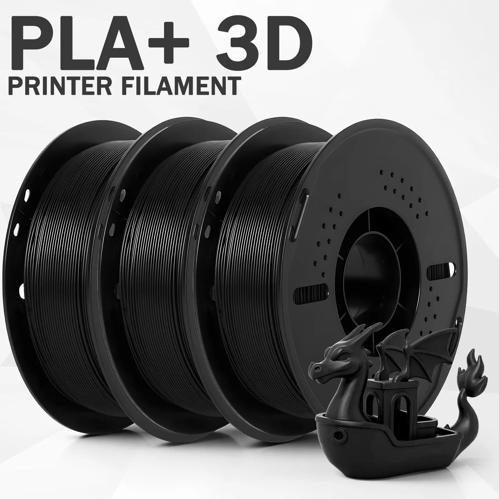 PLA+ 3D Printer Filament Combo 1.75mm Tangle-Free Bubble-Free Strong Smooth Printing Fast U S Shipping tiktokshopbacktoschool, 3D Printing Supplies, Combo Pack