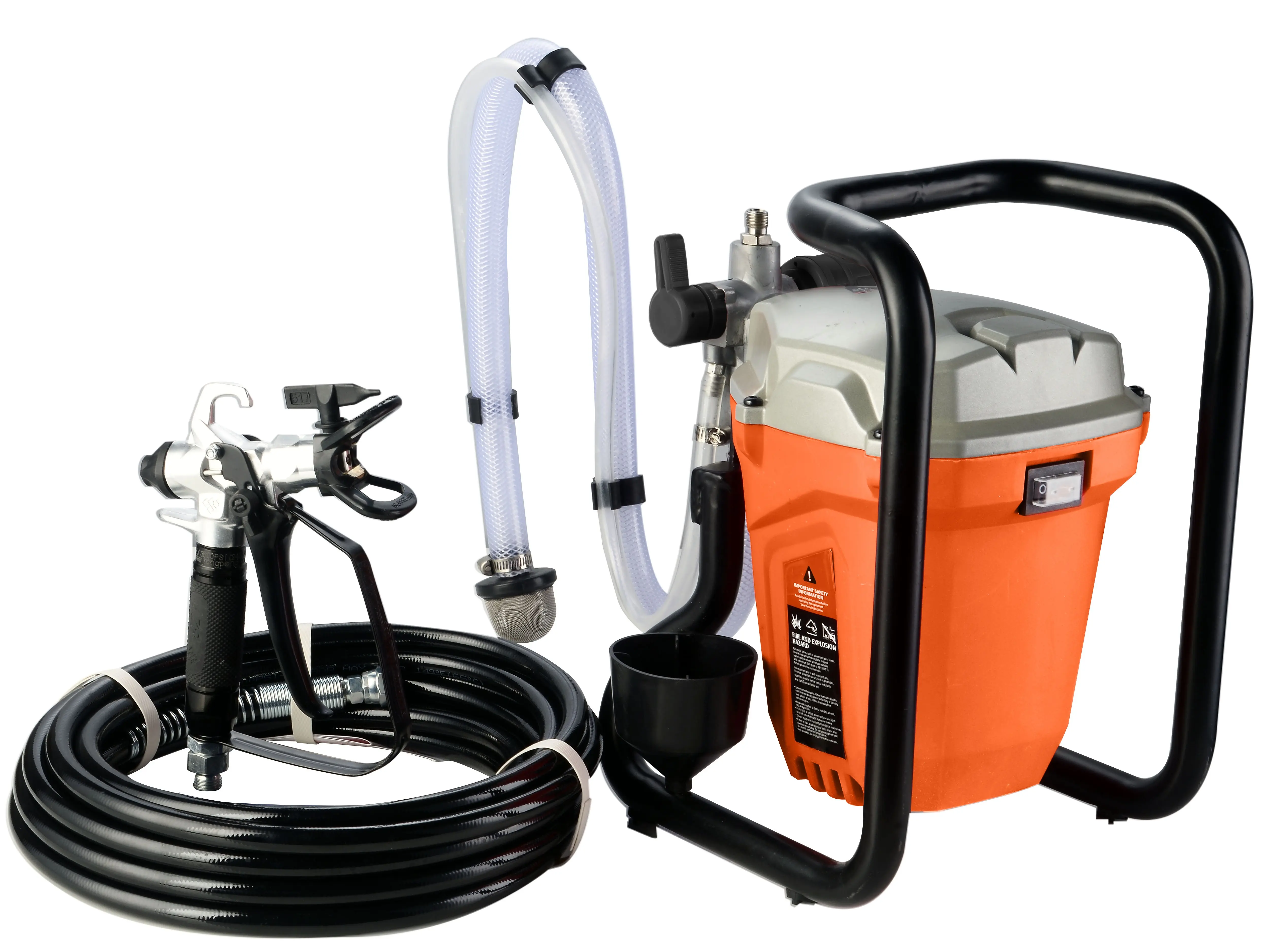 Valu-Air V8626 Airless Paint Sprayer Machine, 3000 PSI, 5/8HP, 650w Electric-Powered, with 25ft Hose for Interior, Exterior Home & Furniture Applications