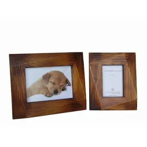 212 MAIN Handmade Solid Wood Rectangular Picture Frame - 5x7 in, Horizontal-Vertical Display, Home Decor Accessory