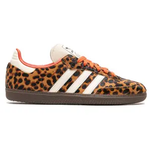 adidas Samba OG Preloved Red Leopard JI2734 Women's Fashion Sneaker New