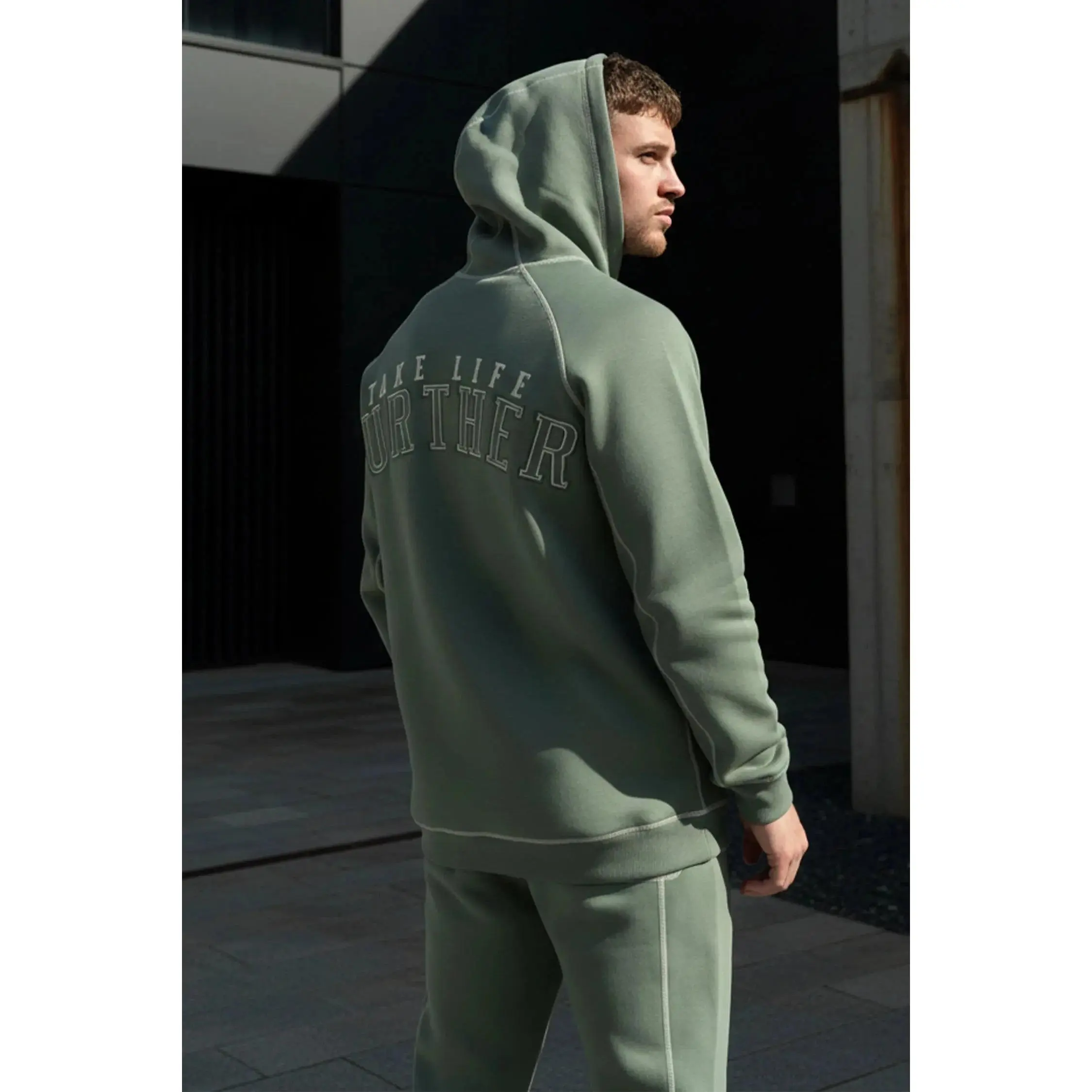 Scuba Tech Contrast Stitch Hoodie
