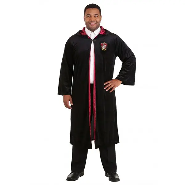 Adult Plus Size Deluxe Harry Potter Gryffindor Robe Costume