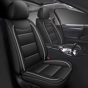 Full Set Waterproof Leather Car Seat Protectors, Car Accessories, Automotive Interior Cushion for Kia Sorento 2007-2025 (2/5 Seats)