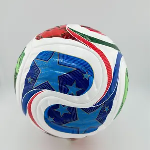 Size 5 Professional Leather Soccer Ball Glow in the Dark Classic by Prime Quality Wellnesss