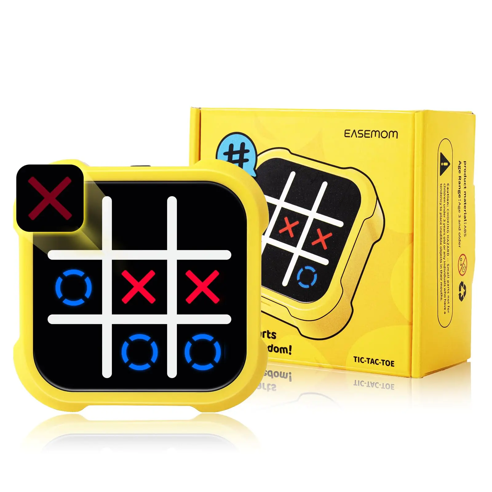 "3 in 1 Electronic Tic Tac Toe Game, Portable Handheld Puzzle Game Console,Educational Board Games, Strategy Board Games  "