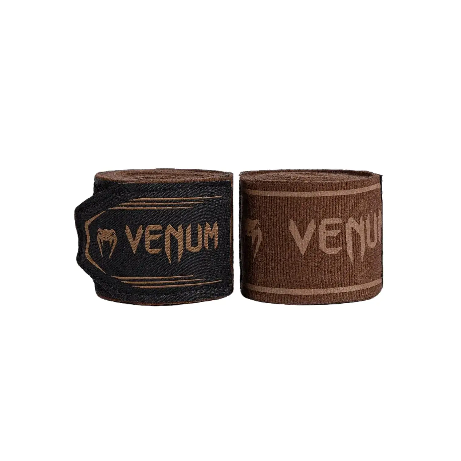 Venum Classic Velcro Wrist Wraps - Advanced Dark Brown Training Gear for Boxing & Martial Arts