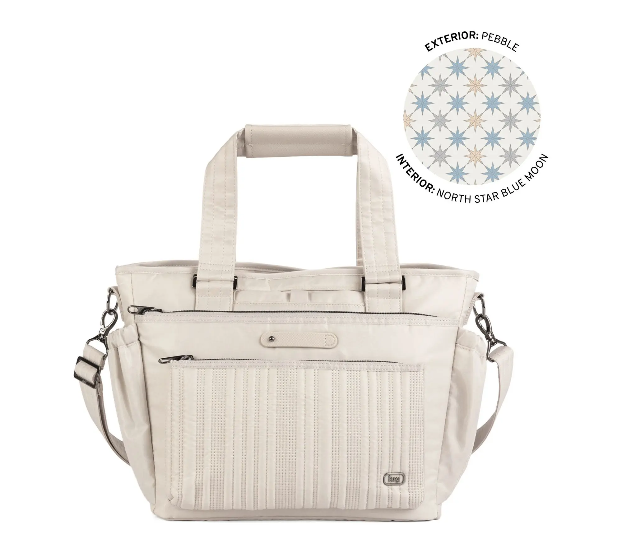 Lug Tote Bag with Adjustable Crossbody- Charter SE