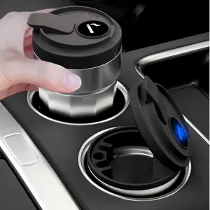 Ashtray for Car/Vehicle, Workstation, Home, Durable Design, Convenient Storage Solution, Perfect Gift Idea for Drivers & Office Workers