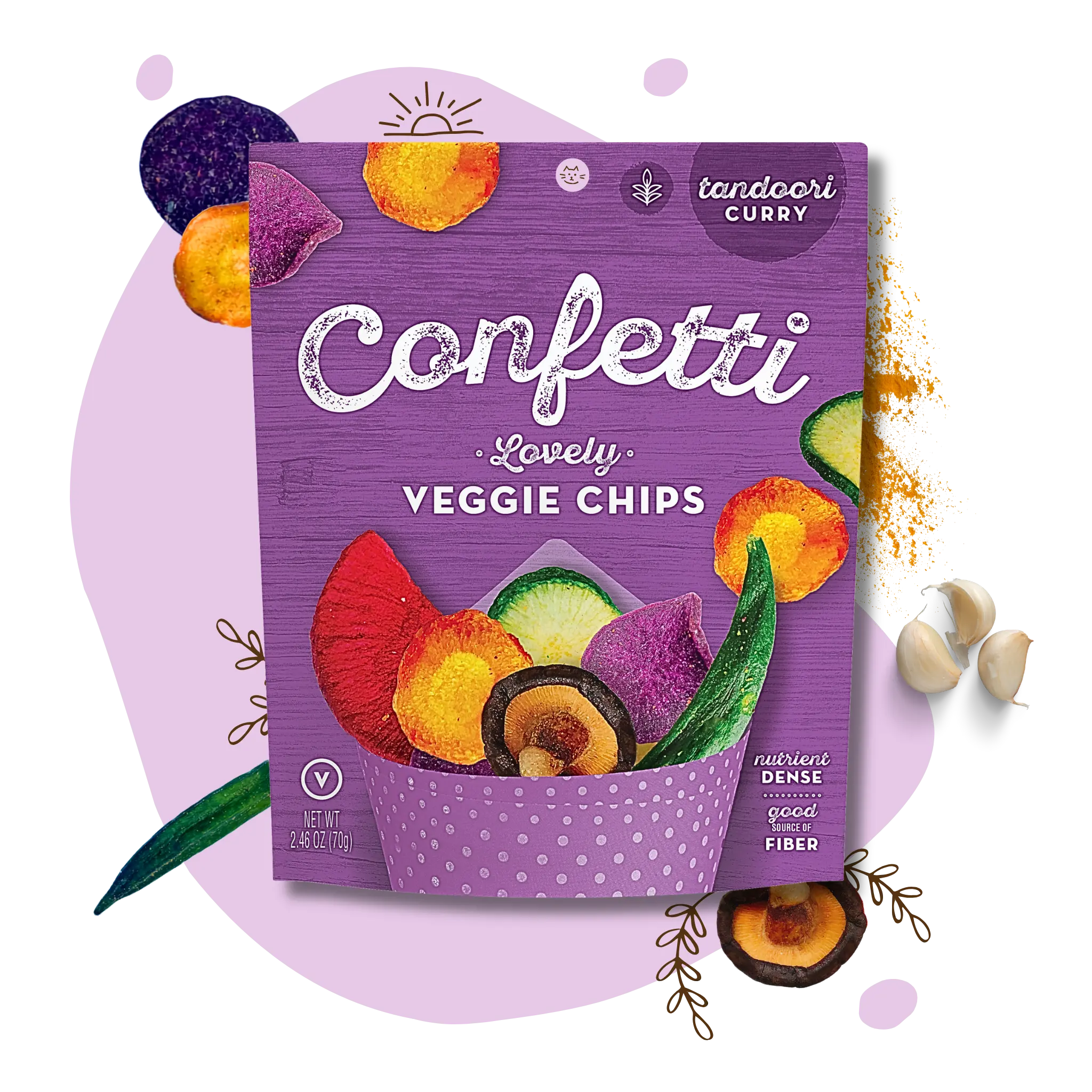 Lovely Vegetable Chips, Tandoori Curry