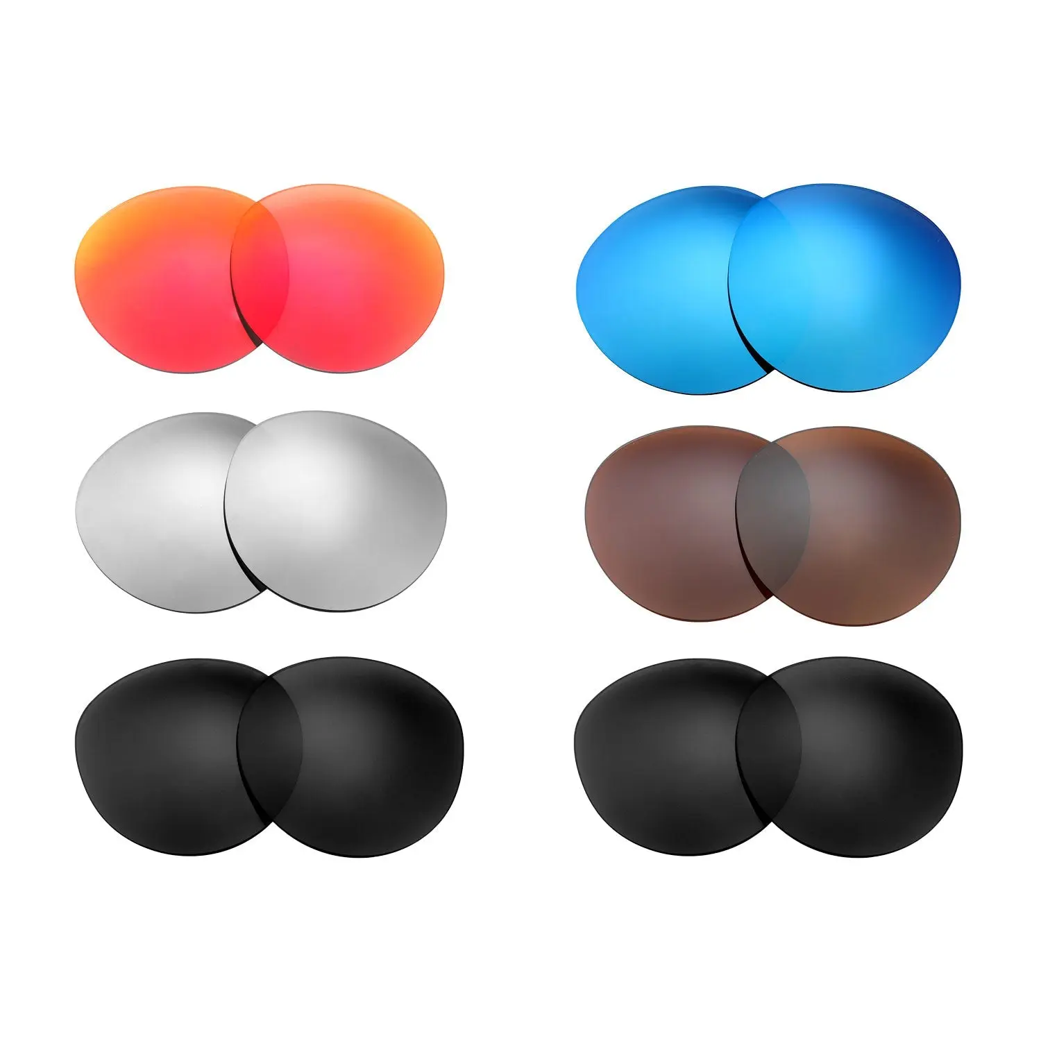 Walleva Replacement Lenses for Ray-Ban RB2447 (52mm)