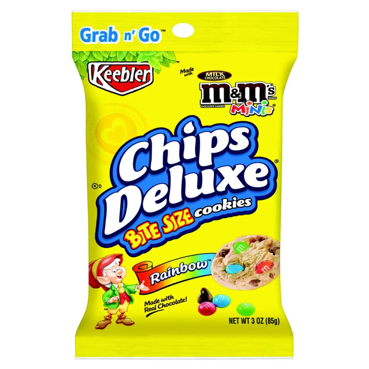 Ferrara Candy  Deluxe Bite SZ Cookie Chips pack of 6, Chocolate Burst