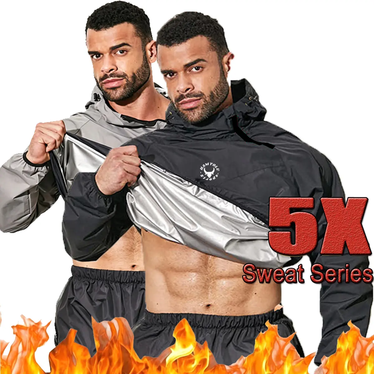 HAMTOLU Men's Long Sleeve Sauna suit, Outdoor sports jacket, Back To School Workout Top, Tummy Flattering Outfits, Compression Shirts, Fall Outfits, Fallfreshness, Fall Clothes