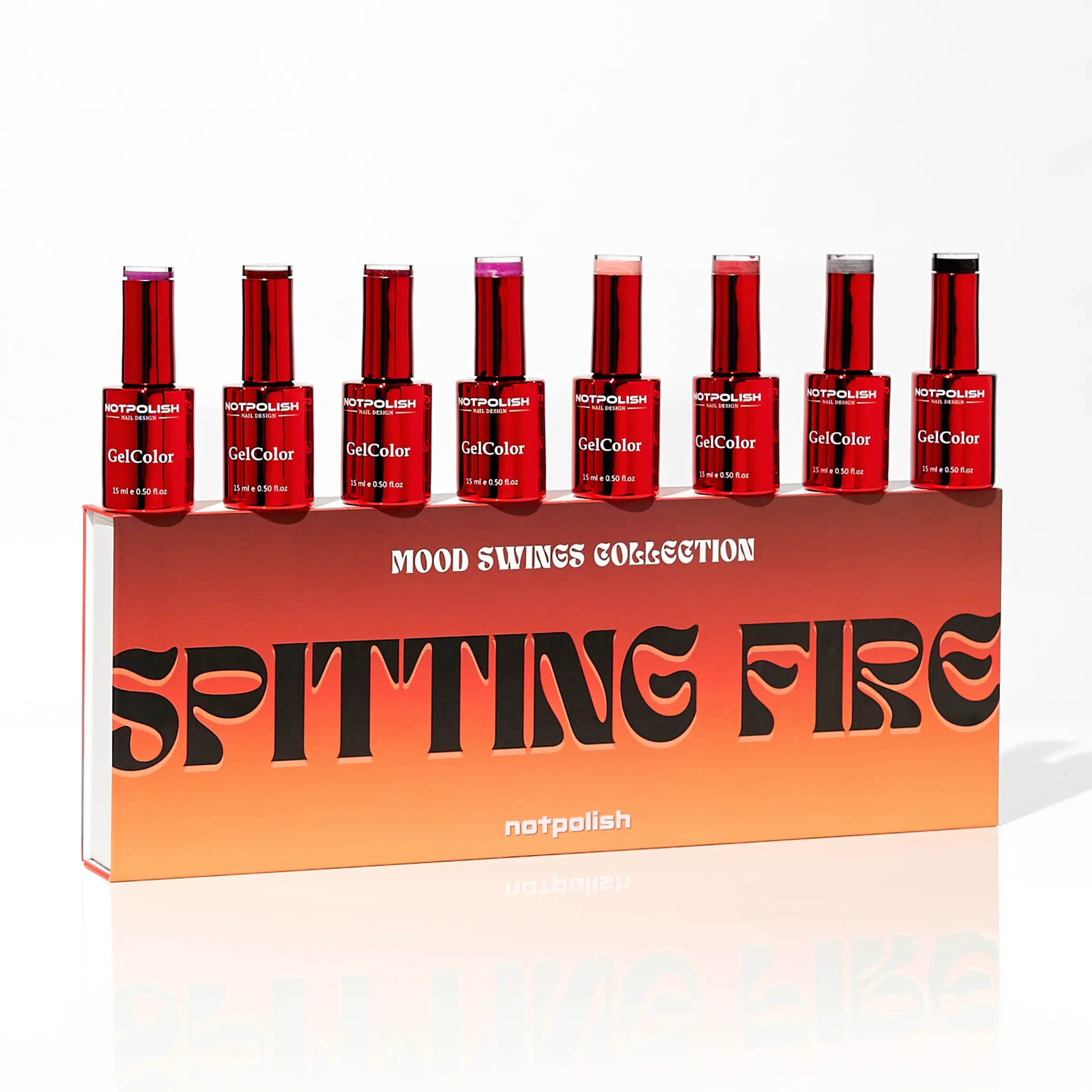 NOTPOLISH SPITTING FIRE MOOD SWINGS COLOR CHANGING GEL POLISH