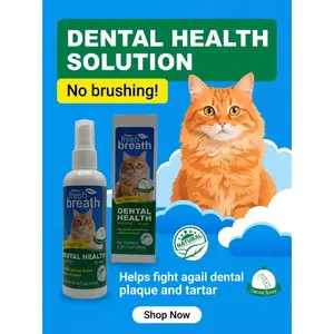 Paika Pet Cat Oral Spray, Liquid Form, No Ca Prop 65 Warning, Suitable for Cats, Ideal for Oral Care, Pet Health Supplement