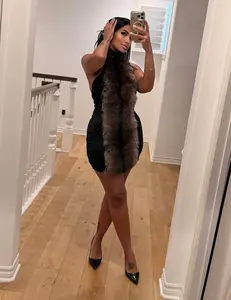 Naomi Fur Dress