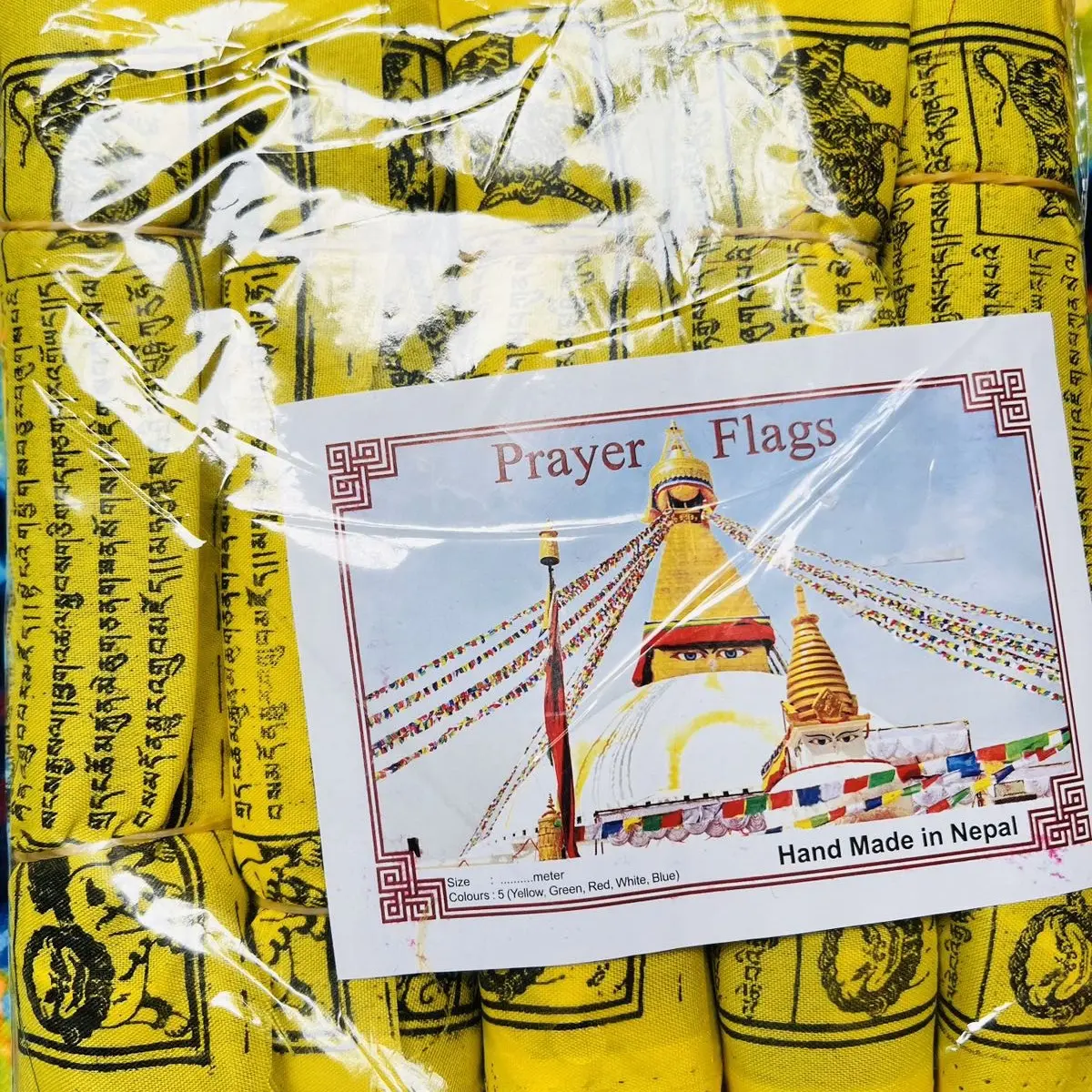 Prayer Flags Handmade in Nepal Tibetan Buddhist Prayer Flag