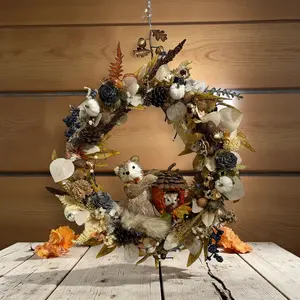 20’ Woodland Beaded Wreath