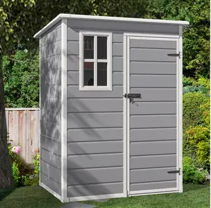 YITAHOME 5x3 FT Outdoor Storage Shed with Floor All-Weather Resin Storage Shed Lockable